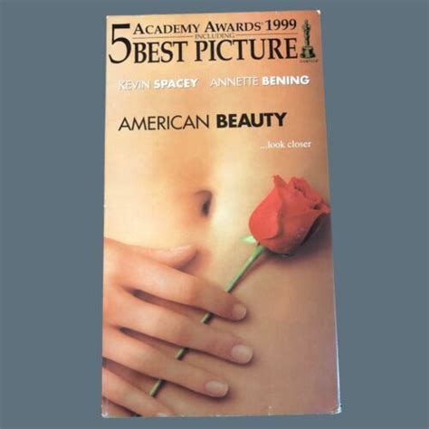 American Beauty VHS 2000 Kevin Spacey Annette Benning Mira Sorvino