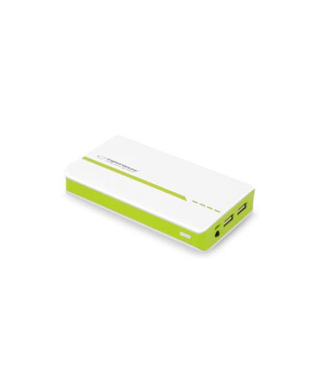 Esperanza Power Bank Atom Mah White Green Venture Trading