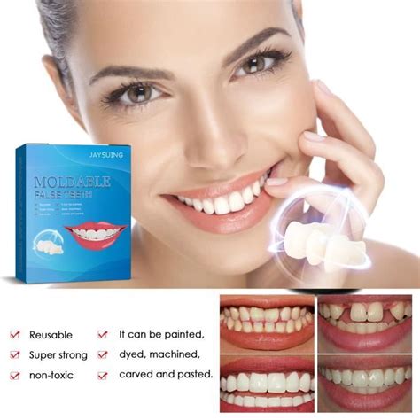 Kit De R Paration Temporaire Des Dents Fausses Dents Colle Solide