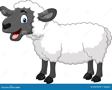 Happy Sheep Royalty-Free Illustration | CartoonDealer.com #14154666