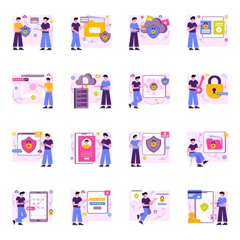 pack  protection flat illustration  vector art  vecteezy