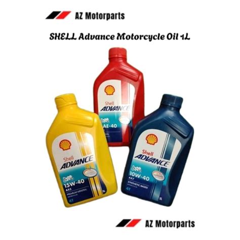 SHELL Advance Motorcycle Oil 1L | Shopee Philippines