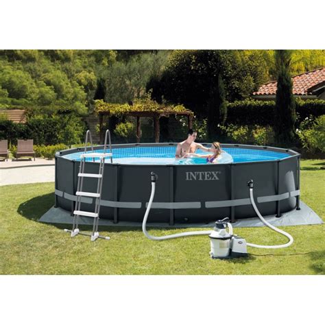 Buy Intex 488 X 122 Cm Ultra XTR Frame Above Ground Round Pool Online