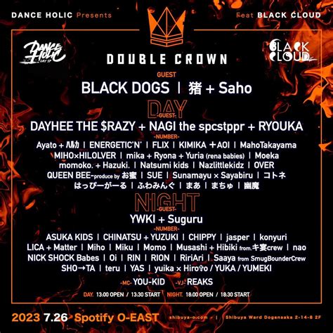 Dance Holic Presents Feat Black Cloud Double Crown Day Spotify O