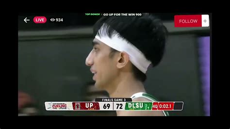 Dlsu Defeats Up Last 2 Seconds Of The Championship Game Youtube