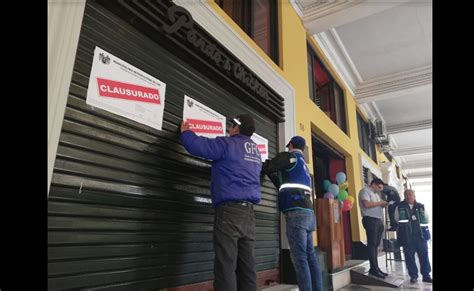 Cercado De Lima Clausuran Pardos Chicken Rockys Y Norkys Del Centro