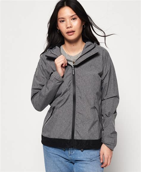 Womens Elite Sd Windcheater Jacket In Elite Dark Grey Charcoal