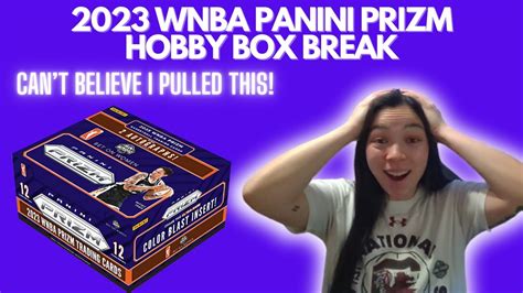 2023 WNBA PANINI PRIZM HOBBY BOX BREAK BROOKE S BREAKS EP 7 YouTube