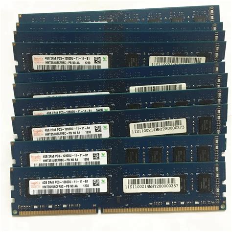 Hynix Ddr3 Ram 4gb 1600mhz 4gb 2rx8 Pc3 12800u 11 11 B1 Ddr3 4gb 1600