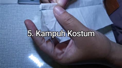 Menjahit kampuh kostum-teknologi menjahit-teknik dasar menjahit - YouTube