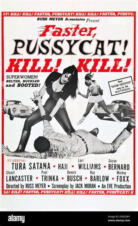 Faster Pussycat Kill Kill Film Movie Poster 1965 Starring Tura