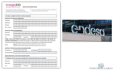 Formulario Bono Social Endesa De Espa A Actualizado Mayo