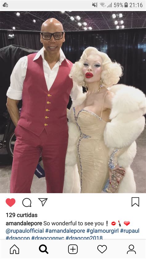 Ru And Amanda Lepore At Dragcon R Rupaulsdragrace