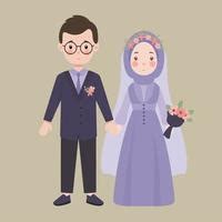 Detail Kartun Pengantin Muslim Png Koleksi Nomer