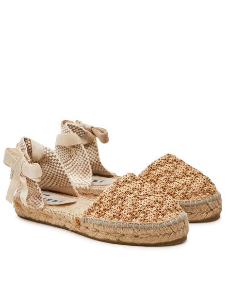 Espadrilky Manebi Yucatan Flat Valenciana Espadrilles G 1 3 P0 Béžová