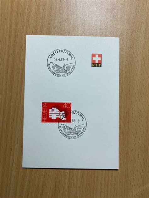 4950 Huttwil K Stempel auf PTT Bögli 1982 Kaufen auf Ricardo