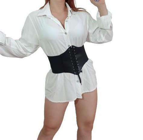 Cinto Corpete Corset Espartilho Corselet Elástico Estilo R42