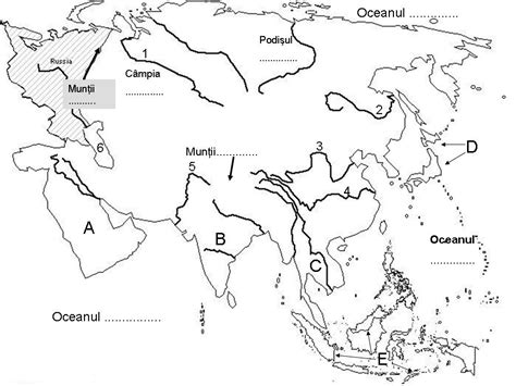 Harta Fizica A Asiei