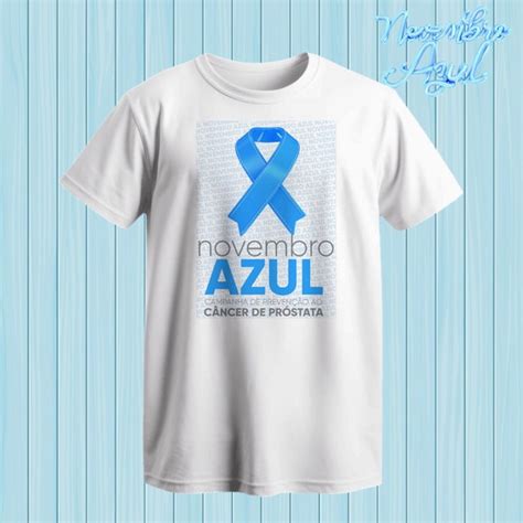 Camiseta Novembro Azul Personalizada Elo7 Produtos Especiais