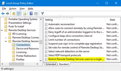 Enable Multiple Remote Desktop Connections In Windows Server