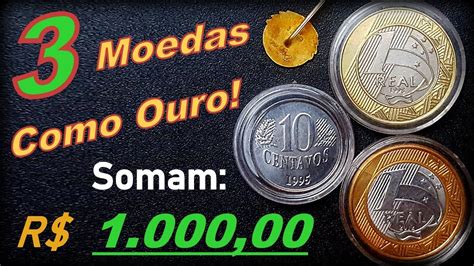 3 Moedas Do Real Mais Valiosas Do Que Ouro As 3 Moedas Comemorativas