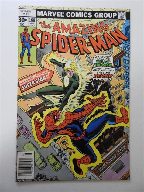 The Amazing Spider Man 168 1977 VG Condition Moisture Stain Comic