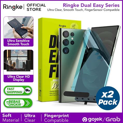 Jual Ringke Tempered Glass Samsung S Ultra S Plus Dual Easy