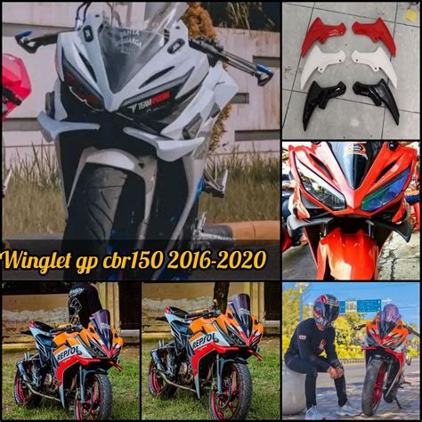 Winglet Cbr150r Facelift Model Gp Lazada Indonesia