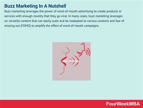 What Is Buzz Marketing And Why It Matters In Business - FourWeekMBA