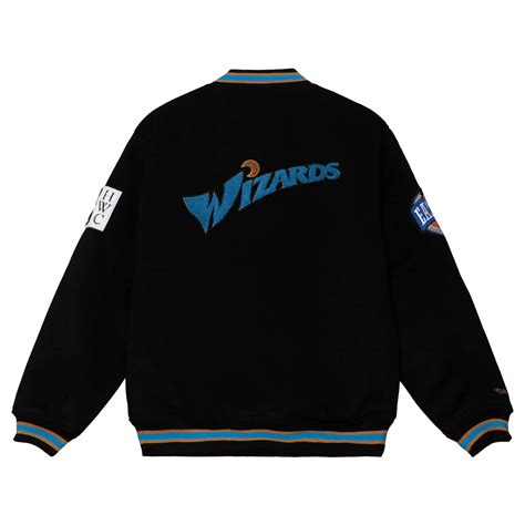 Washington Wizards Black Varsity Jacket Universal Jacket