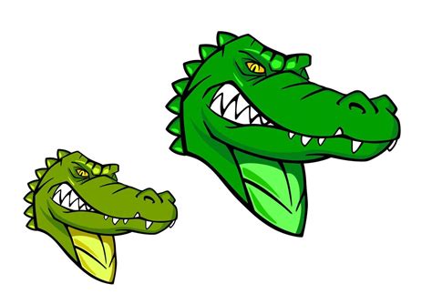 Green wild alligator 11215596 Vector Art at Vecteezy