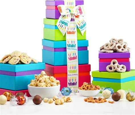 Amazon Broadway Basketeers Gourmet Chocolate Gift Tower