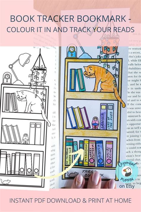 Reading Tracker Bookmark Bookmark Coloring Printable Reading Tracker