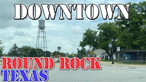 Round Rock Texas 4k Downtown Drive Youtube