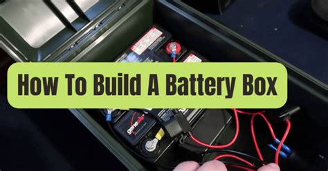 Safe Durable Dual Battery Boxes Rving Beginner