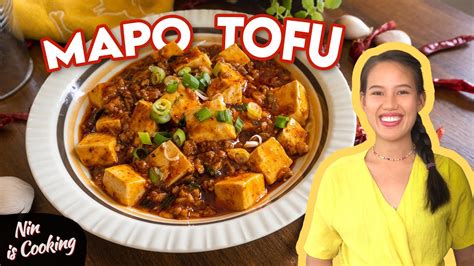 Mapo Tofu With Minced Pork Chinese Spicy Tofu Recipe But Thai Style