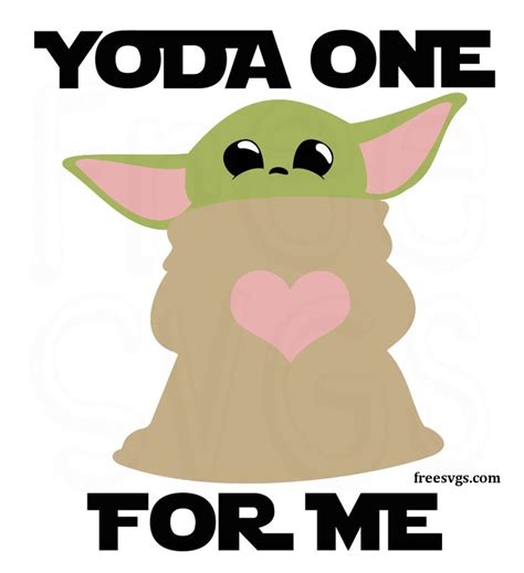 Baby Yoda Svg Valentines Svg File Cut Cricut