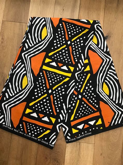 Ankara Kente African Print Fabric By The Yard Etsy Uk