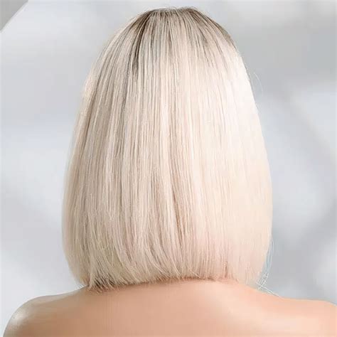 Perruque blonde carré plongeant Perruque Avenue