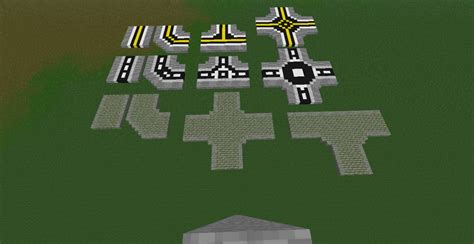 Three different Road Designs (ITS AN MC SCHEMATIC) Minecraft Map