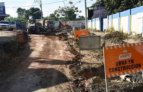 Mopc Dispone Trabajar Horas A Diario En Reconstrucci N Avenida Los