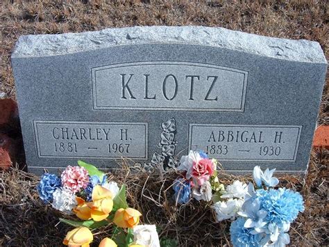 Abbigal Abbie Hosley Klotz 1883 1930 Find A Grave Memorial