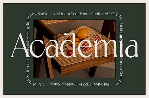 Academia Font Freedafonts