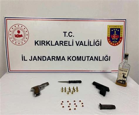 Kırklareli nde silah kaçakçılığı operasyonu 2 şüpheli gözaltına alındı