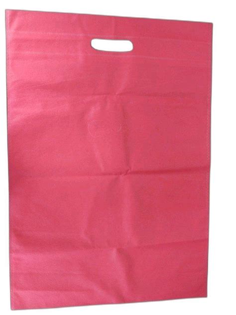 Plain Red D Cut Non Woven Bag For Shopping At Rs 5 Piece In Kolkata