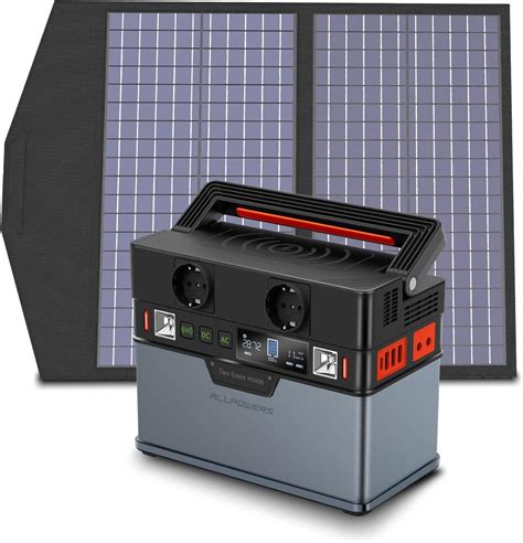 ALLPOWERS S300 Power Station Portatile Con 1 Pannello Solare Da 100 W