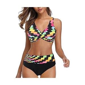 Riou Costume Da Bagno Intero Donna Contenitivo Bikini Sexy Hot Vita