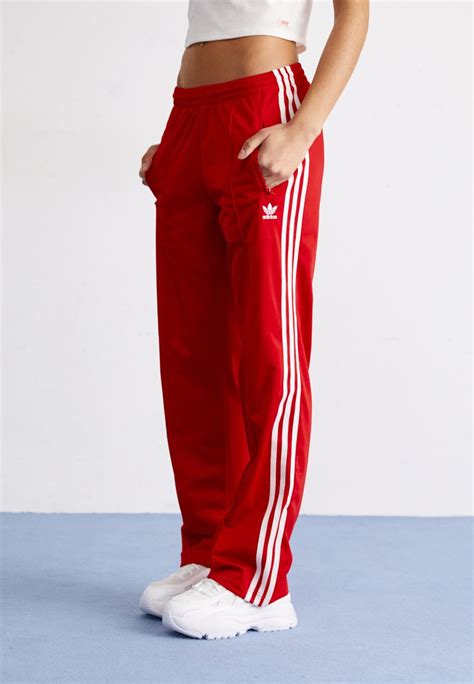 Adidas Originals Firebird Loose Tracksuit Bottoms Better Scarletred Zalandoie