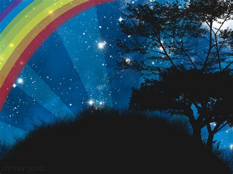 Rainbow at Night by MrMorgastic on DeviantArt