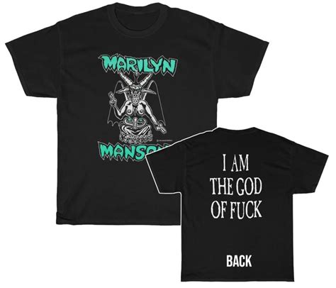 Marilyn Manson God Of Fuck Baphomet Shirt